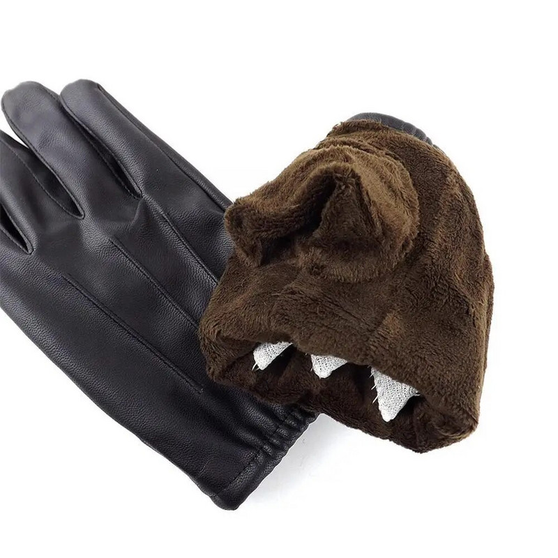 Muške rukavice od prave kože Jesen Zima Plus Tanke modne trendove Elegantne muške kožne rukavice za vanjsku vožnju Topla oprema