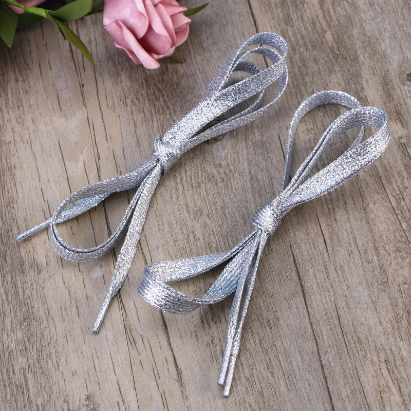 11 m lamedad sädelevad kingapaelad, värvilised lamedad kingapaelad tossude jaoks (kuldsed)