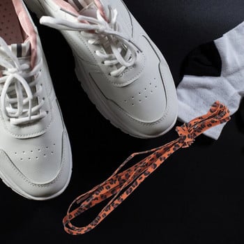 3 чифта връзки за обувки с леопард Плоски връзки за обувки Връзки за обувки Маратонки Връзки за обувки