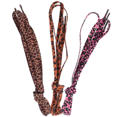 3 Perechi Sireturi Leopard Sireturi Plate Sireturi Pantofi Pantofi Sireturi Pantofi