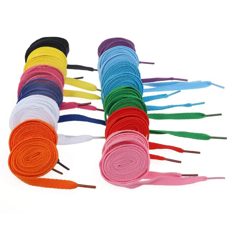 12 ζεύγη κορδόνια αντικατάστασης χρωματιστά ίσια παπούτσια Φαρδιά κορδόνια για αθλητικά παπούτσια Αθλητικά παπούτσια Παπούτσια ( μικτά χρώματα )