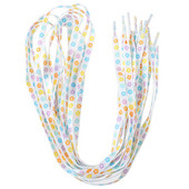 4 ζεύγη ίσια κορδόνια λουλούδια Παιδικές μπότες για κορίτσια Αξεσουάρ για κορίτσια Πολυεστερικά κορδόνια μόδας