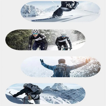 1 par rukavica za vanjske tople biciklističke samozagrijave neklizajuće rukavice s dodirnim zaslonom