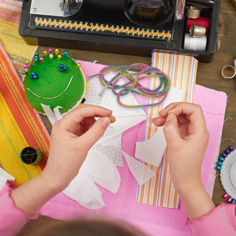 Jooksujalats Rhinestone Glitter Kingapaelad Personality valged kingad tossudele Plus puuvillane köieliim Crystal Bling