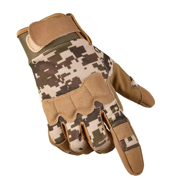 Tactical Gloves Full Finger Military Gloves for Hunting Shooting Climbing Ελαφρύ Γάντια εξωτερικού χώρου 4 τμχ