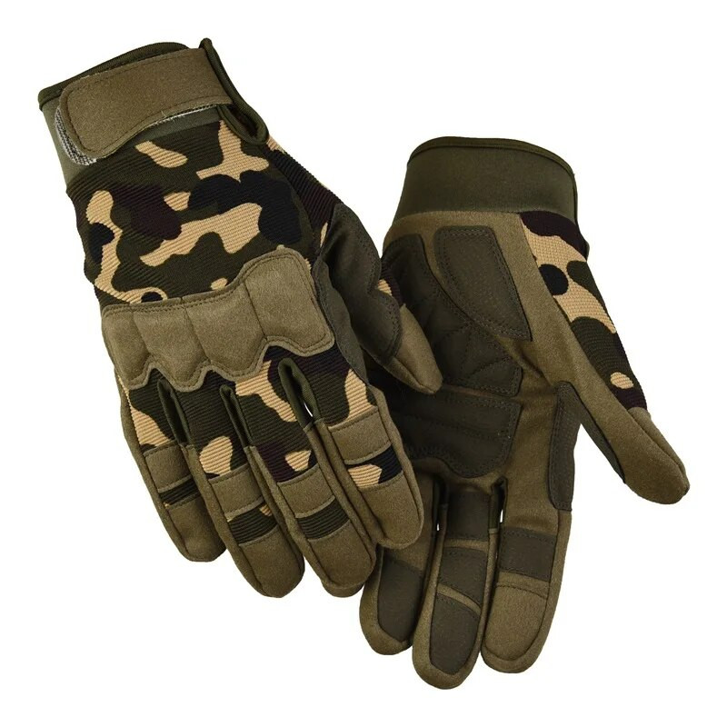 Tactical Gloves Full Finger Military Gloves for Hunting Shooting Climbing Ελαφρύ Γάντια εξωτερικού χώρου 4 τμχ