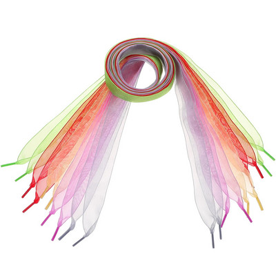 5 τμχ Κορδόνια Κορδόνια Κορδόνια Γυναικεία Κορδόνια Σιφόν για Κορίτσια Red Flat Green Miss