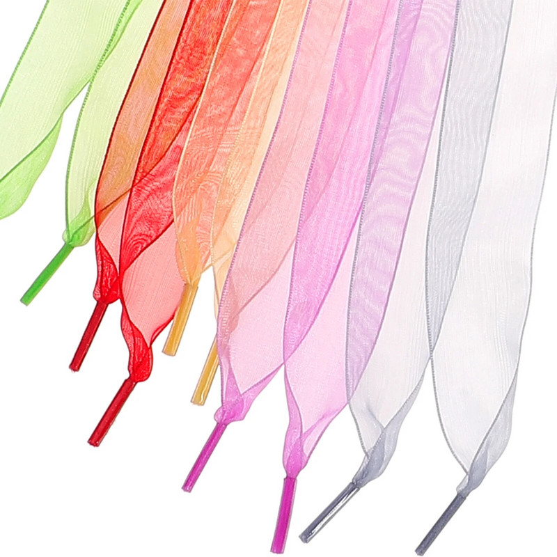 5 τμχ Κορδόνια Κορδόνια Κορδόνια Γυναικεία Κορδόνια Σιφόν για Κορίτσια Red Flat Green Miss