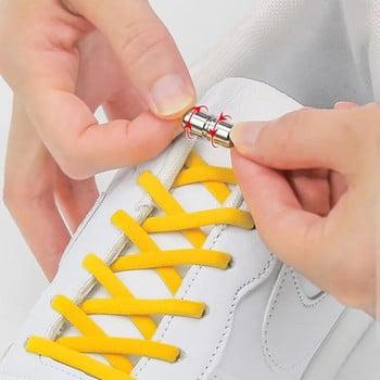 Цветни модни нови външни връзки за обувки с ластични връзки маратонки връзки за детски обувки без вратовръзка меки мързеливи връзки за обувки унисекс връзки за обувки