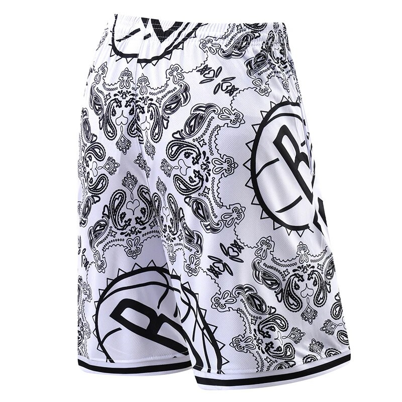 Vyriški šortai su dviem kišenėmis laisvalaikio treniruotės Futbolas Krepšinis 3D spausdinimas Vyriški šortai iki kelių 5XL Vyriški bėgimo apatiniai
