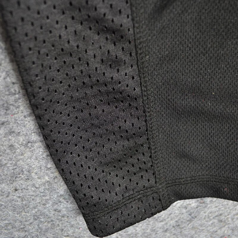 Juodi krepšinio šortai Greitai išdžiūsta, kvėpuojanti treniruočių krepšinio marškinėliai Sportiniai bėgimo šortai Vyriški sportiniai drabužiai