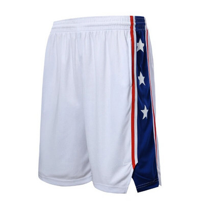 Два странични джоба Philadelphia Blank Basketball Shorts Over Size Quick Dry Мъжки баскетболни тренировъчни панталони Sports Board Shorts