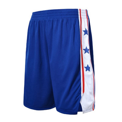 Два странични джоба Philadelphia Blank Basketball Shorts Over Size Quick Dry Мъжки баскетболни тренировъчни панталони Sports Board Shorts