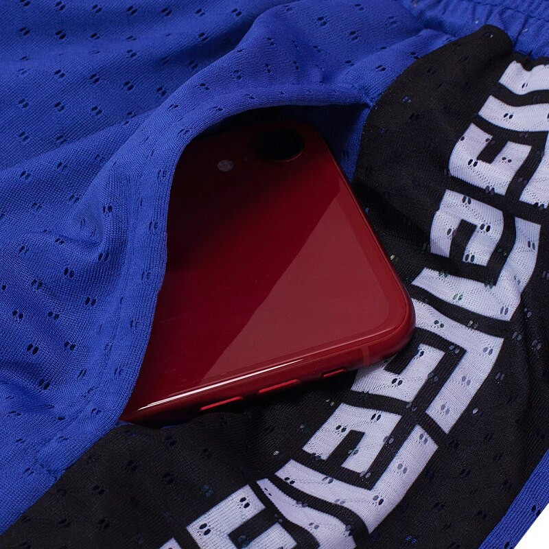 Muške kratke hlače za treniranje s dvije strane za košarku, kratke do koljena, labave hlače za trčanje u teretani, fitness, pet točkastih hlača, 5XL kratke hlače za trčanje s slovima