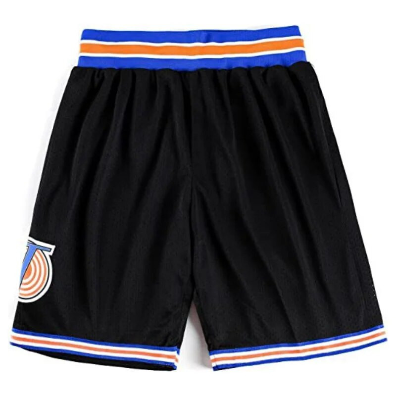 Space Jam kosárlabda rövidnadrág LOLA Murray TWEETY TAZ D DUCK Movie Tune Squad BUGS Sport kültéri fehér rövidnadrág