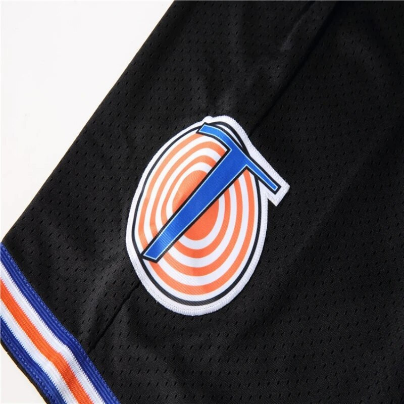 Space Jam kosárlabda rövidnadrág LOLA Murray TWEETY TAZ D DUCK Movie Tune Squad BUGS Sport kültéri fehér rövidnadrág