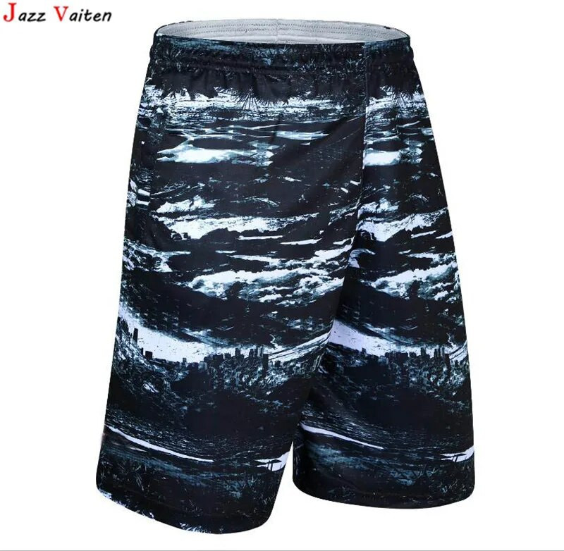 Pantaloni scurți de baschet supradimensionați pentru bărbați de înaltă calitate, cu buzunare, pantaloni scurți de alergare sport în stil european Tren Nou-nouț