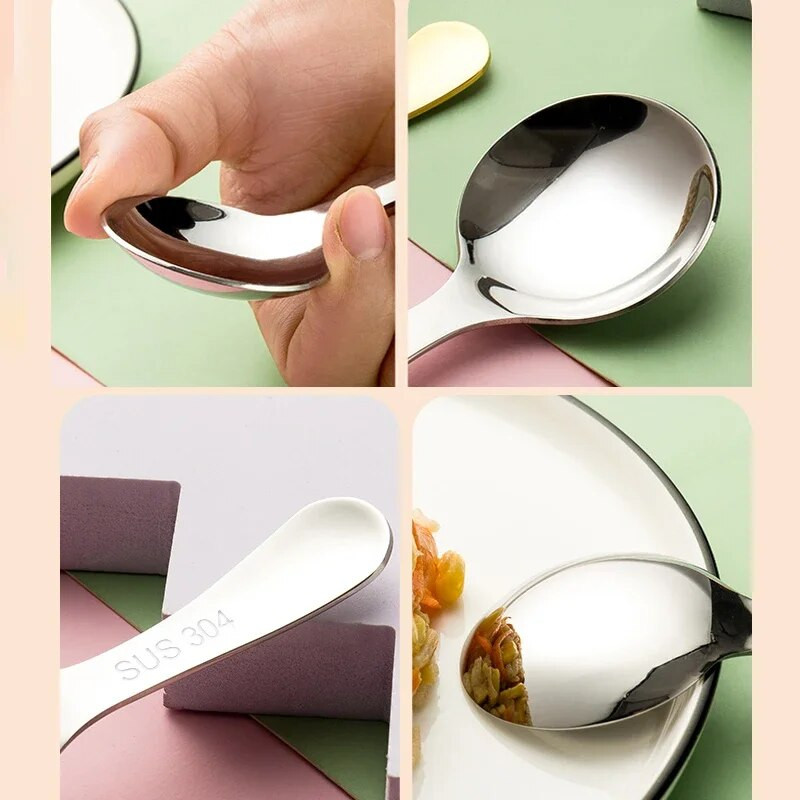 2 TK 1 komplekt Kaasaskantav lusikakahvliga lauanõud välilaagri roostevabast terasest söögiriistade komplekt matkamiseks välilaagris toiduvalmistamise tarvikud