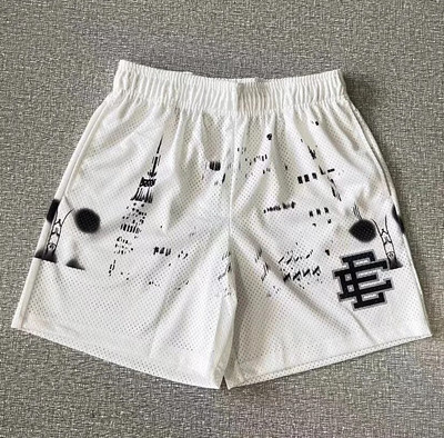 EE Basic Short NEW YORK CITY SKYLINE мъжки ежедневни къси панталони фитнес спортни панталони лятна фитнес тренировка мрежести шорти мъжки къси панталони