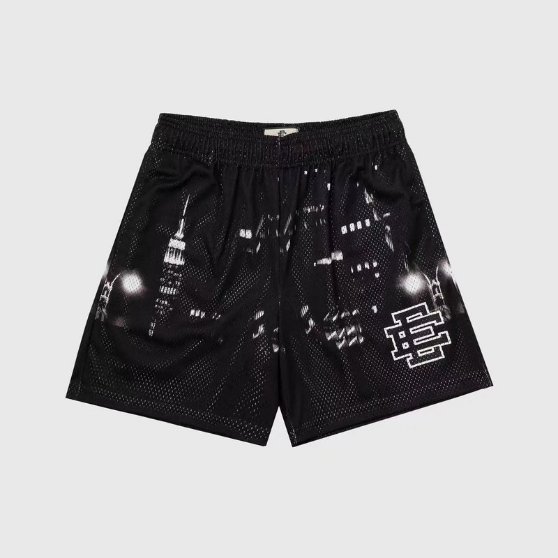 EE Basic Short NEW YORK CITY SKYLINE ανδρικό σορτς casual fitness αθλητικό παντελόνι καλοκαιρινό γυμναστήριο προπόνηση με διχτυωτό ανδρικό σορτς