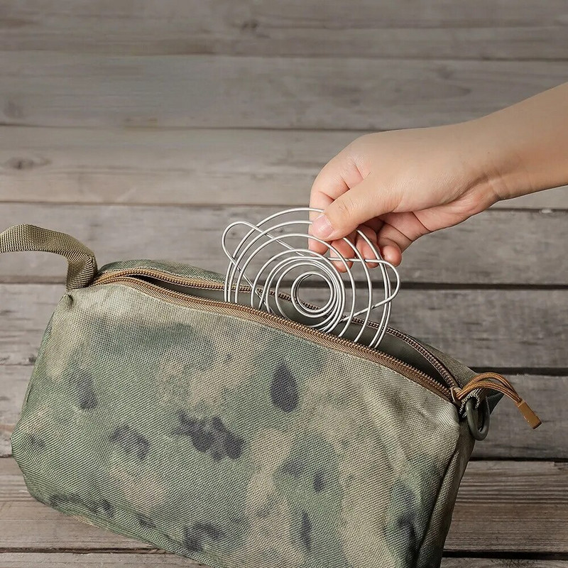 Välistingimustes kasutatavad roostevabast terasest kohvifiltri hoidik Korduvkasutatavad kohvifiltrid Tilguti Kohvikorvid Telkimispikniku lauanõud