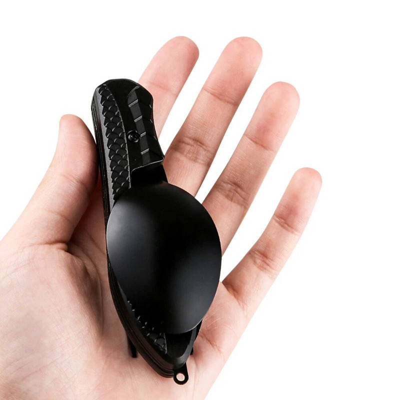 4 u 1 višenamjenski alat Pribor za kampiranje na otvorenom Prijenosni sklopivi žlica od nehrđajućeg čelika Vilica Nož Otvarač za boce Kombinirani set Pribor za jelo