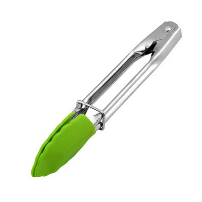 1 gab. Nerūsējošā tērauda grilēšanas knaibles, salātu maizes servēšanas knaibles, nepiedegošas virtuves bārbekjū grila gatavošanas knaibles ar savienojuma slēdzeni