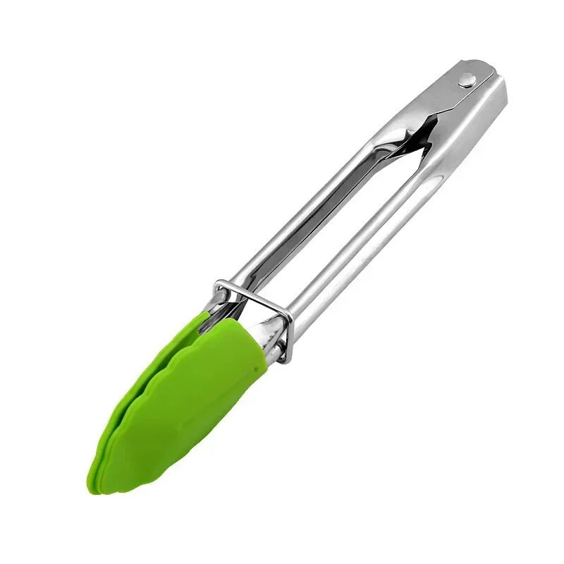 1 gab. Nerūsējošā tērauda grilēšanas knaibles, salātu maizes servēšanas knaibles, nepiedegošas virtuves bārbekjū grila gatavošanas knaibles ar savienojuma slēdzeni