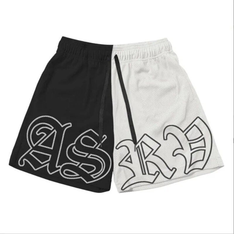 Nauji Vyriški Krepšinis Fitnesas Kultūrizmo Šortai Vasaros Sporto Salės Treniruotės Kvėpuojantis tinklelis Greitai Dryši Sportinė Apranga Jogger trumpos kelnės