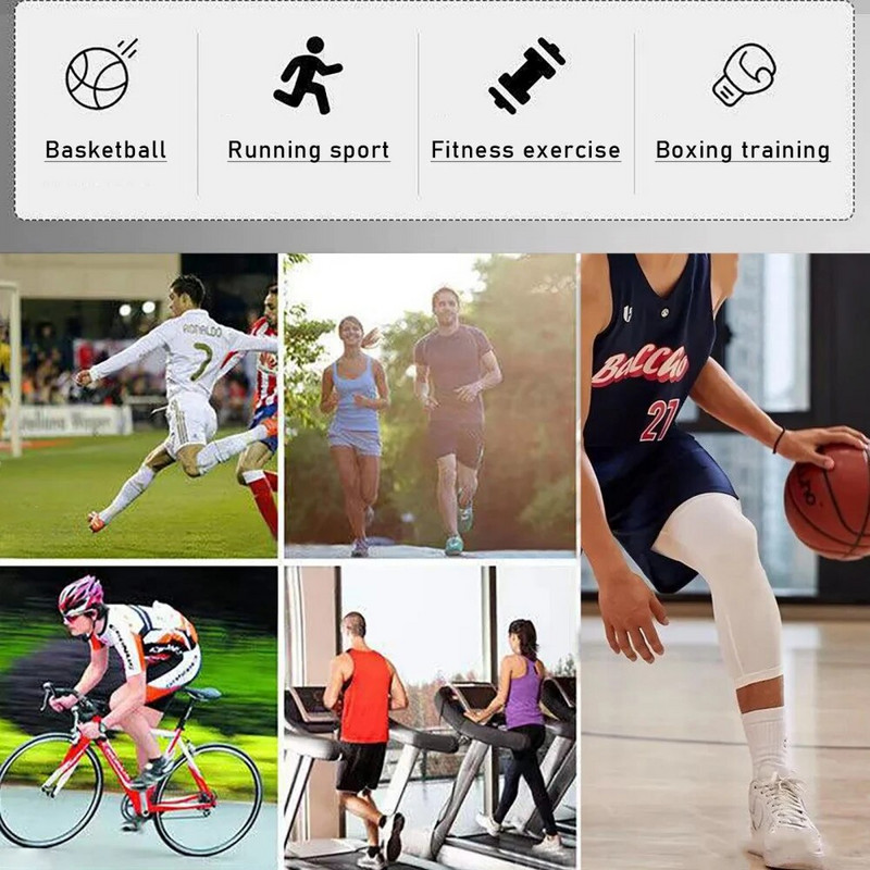 Nove muške hlače jedne nogavice Košarkaške tajice Četvrt hlače Tajice za sportsko vježbanje