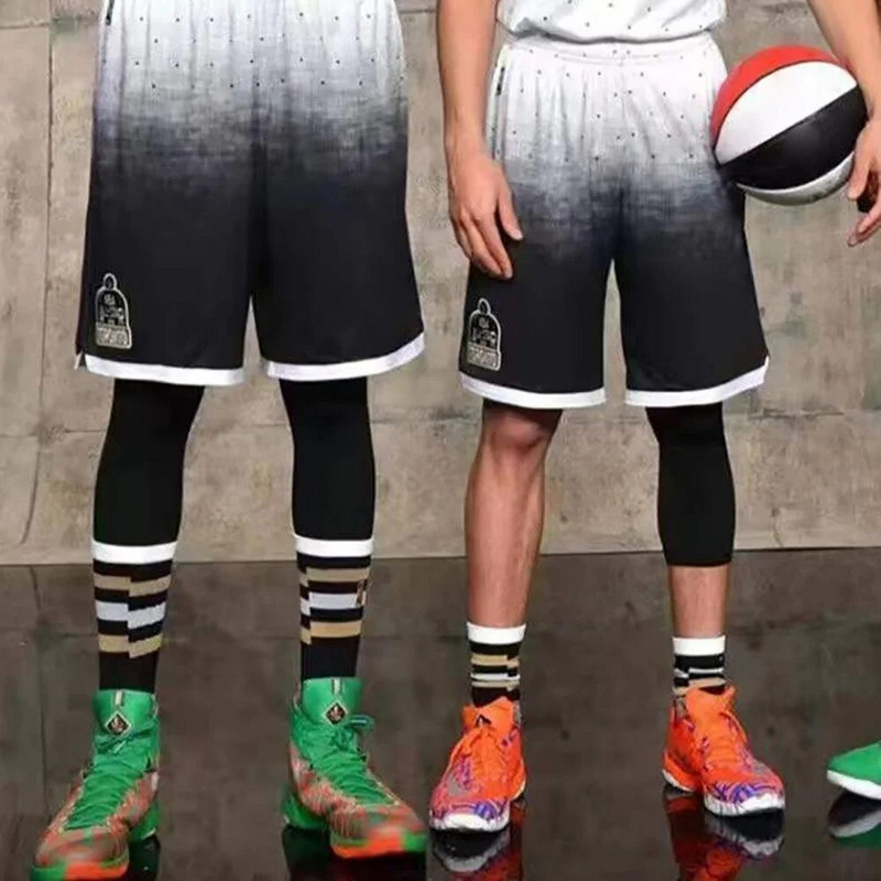 Nove muške hlače jedne nogavice Košarkaške tajice Četvrt hlače Tajice za sportsko vježbanje