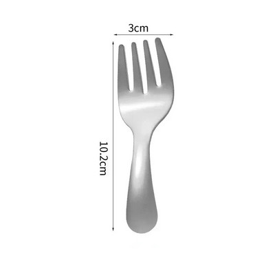 Pārnēsājami karotes dakšas āra galda piederumi Ceļojuma kempingam nerūsējošā tērauda galda piederumu komplekts pārgājieniem āra nometnē gatavošanas piederumi