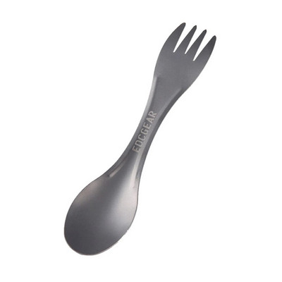 1 bucată ultrauşoară titan metal argint veselă cu mâner lung lingură tacâmuri furculiţă EDC instrument de camping accesorii pentru picnic în aer liber