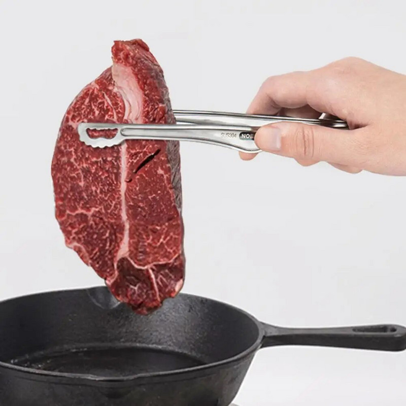 Toiduklamber välitingimustes telkimine lihapraad grillklambrid roostevabast terasest kuumakindlad röstsaiatangid korduvkasutatavad toidukvaliteediga lihaklambrid