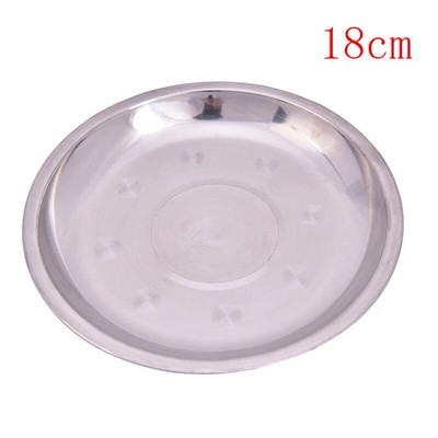 4-26cm Dia Camping από ανοξείδωτο ατσάλι Πιάτο πιάτων για δείπνο Ανθεκτικό σερβίτσιο για πικνίκ εξωτερικού χώρου Σαλάτα Μπολ Δοχείο φαγητού Πικ-νικ Ταξίδι