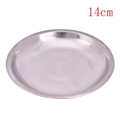 4-26cm Dia Camping από ανοξείδωτο ατσάλι Πιάτο πιάτων για δείπνο Ανθεκτικό σερβίτσιο για πικνίκ εξωτερικού χώρου Σαλάτα Μπολ Δοχείο φαγητού Πικ-νικ Ταξίδι