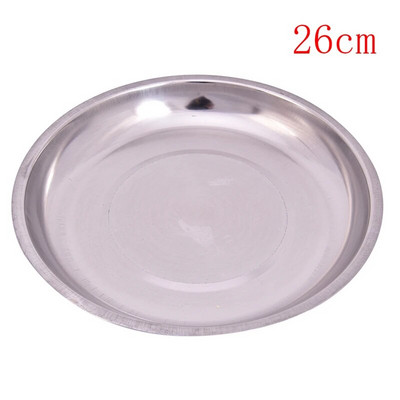 4-26cm Dia Camping από ανοξείδωτο ατσάλι Πιάτο πιάτων για δείπνο Ανθεκτικό σερβίτσιο για πικνίκ εξωτερικού χώρου Σαλάτα Μπολ Δοχείο φαγητού Πικ-νικ Ταξίδι