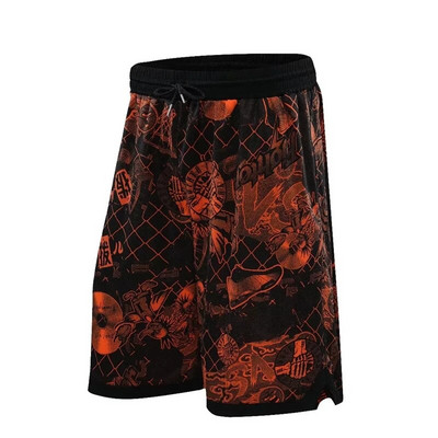 Спортни мъжки средни баскетболни шорти Customize Gym Shorts Pockets Athletic Loose Homme Short дишащ анцуг за плажен джогинг