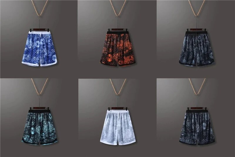 Sportske muške srednje košarkaške kratke hlače Customize Gym Shorts S džepovima Atletska široka Homme kratka prozračna trenirka za trčanje na plaži