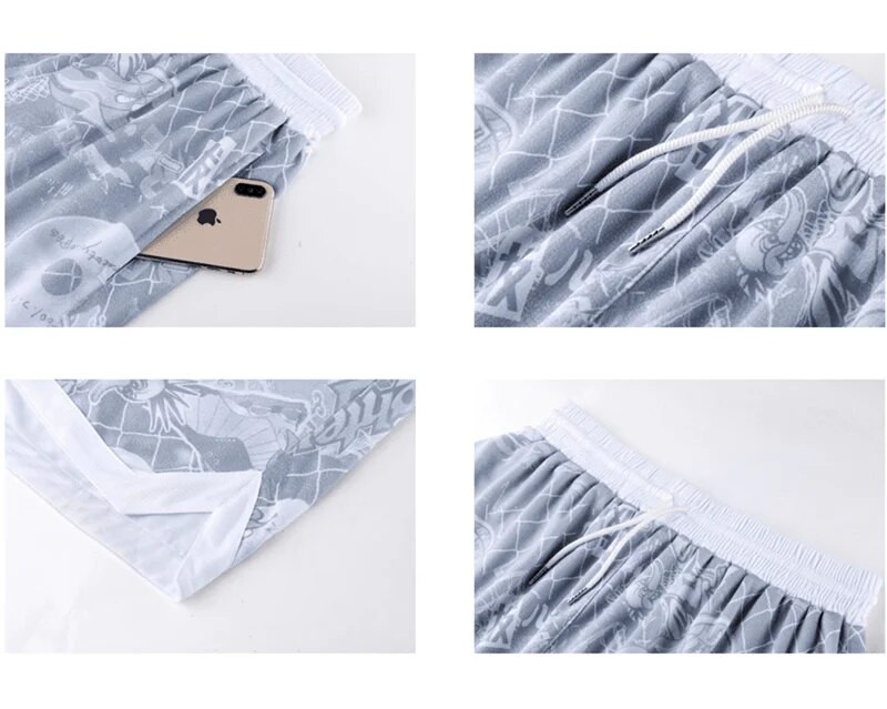 Sportske muške srednje košarkaške kratke hlače Customize Gym Shorts S džepovima Atletska široka Homme kratka prozračna trenirka za trčanje na plaži