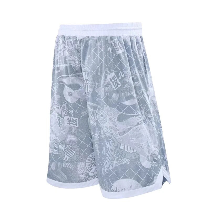 Sportske muške srednje košarkaške kratke hlače Customize Gym Shorts S džepovima Atletska široka Homme kratka prozračna trenirka za trčanje na plaži