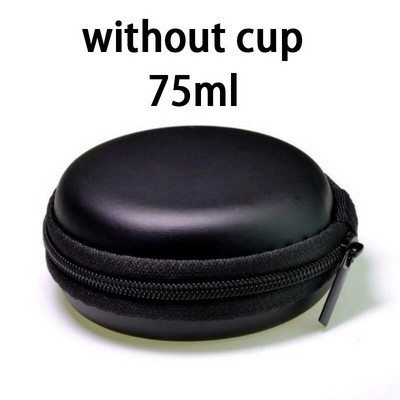 75/150/250ml Nerūsējošā tērauda saliekamā krūze Kempinga trauki Izvelkama krūze Tējas trauki Nometnes piederumi Galda piederumi Salocīta krūze