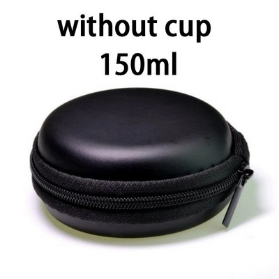 75/150/250ml Nerūsējošā tērauda saliekamā krūze Kempinga trauki Izvelkama krūze Tējas trauki Nometnes piederumi Galda piederumi Salocīta krūze