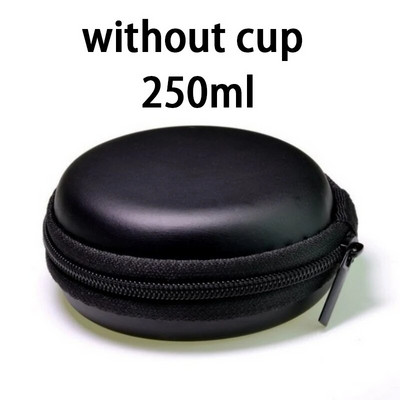 75/150/250ml Nerūsējošā tērauda saliekamā krūze Kempinga trauki Izvelkama krūze Tējas trauki Nometnes piederumi Galda piederumi Salocīta krūze