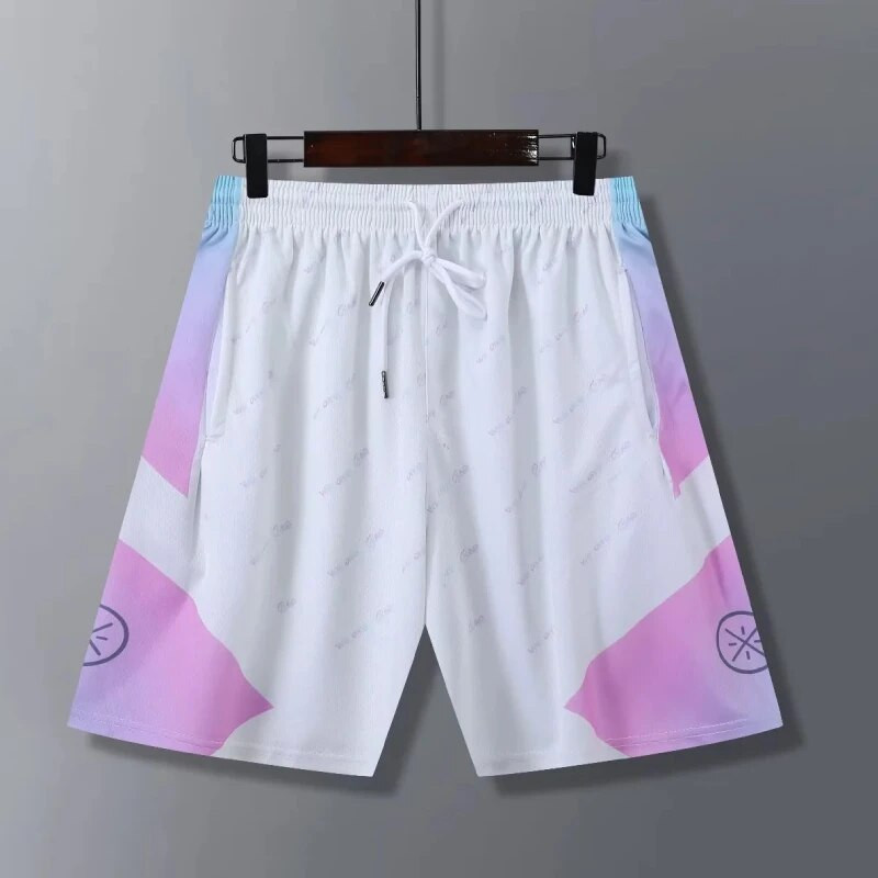 Új divatos kosárlabda rövidnadrág férfiaknak Uniszex Sport Fitnesz Futó Edzőterem Sportruházat Zsebek Elasztikus derék lélegző