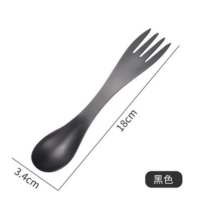 304 roostevabast terasest lusikas roostevabast terasest kahvel Spork piknikulaagri mitme tööriistaga lauanõud kaasaskantavad lauanõud