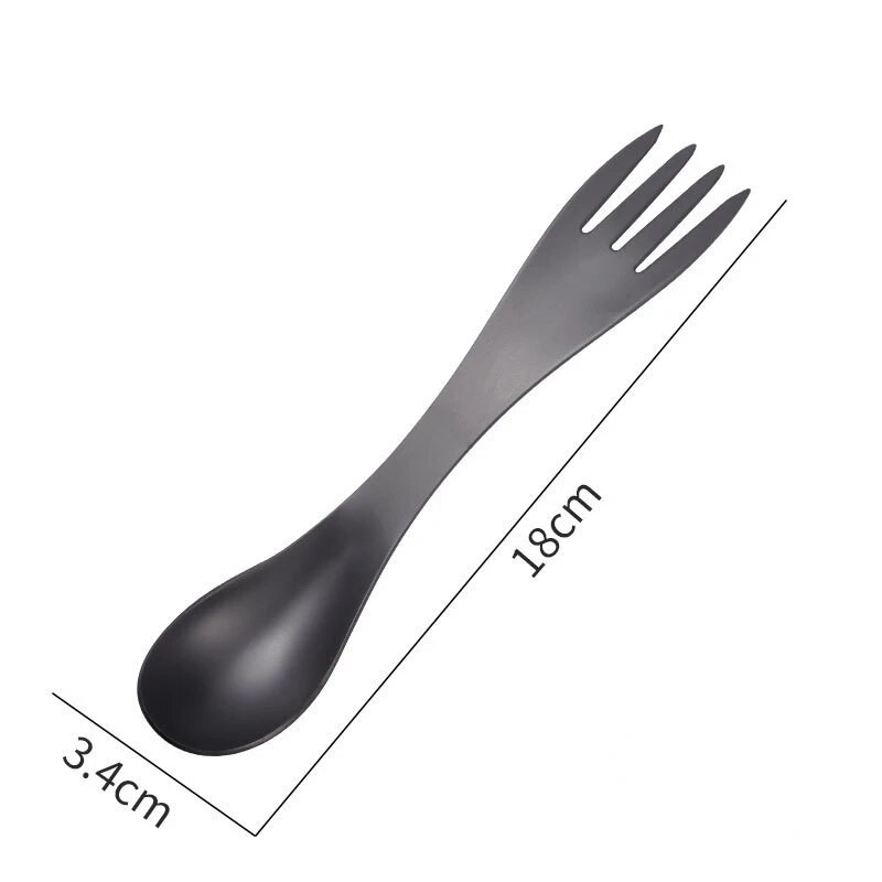 304 roostevabast terasest lusikas roostevabast terasest kahvel Spork piknikulaagri mitme tööriistaga lauanõud kaasaskantavad lauanõud