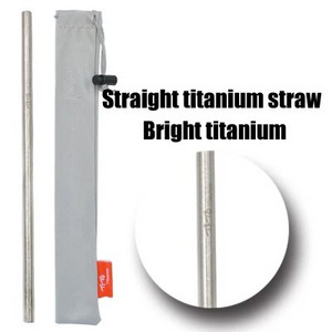 Slamky TiTo Pure z titánovej zliatiny, prenosné, prenosné, nie z nehrdzavejúcej ocele, príslušenstvo na slamky, štetec na potrubie, nekoroduje