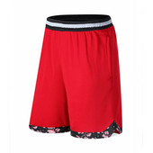 Košarkaške kratke hlače s otisnutim rubovima, džepovi s dvostrukim patentnim zatvaračem, sportske kratke hlače za trening odraslih, fitness daska za trčanje, kratke hlače široke trendove