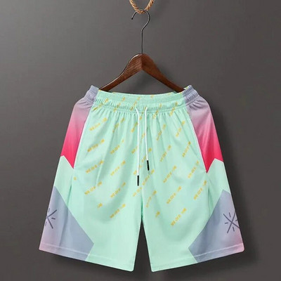 Summer מכנסי כדורסל ק Мъжки баскетболни шорти pantalones cortos Мъжки спортни къси панталони Outdoor Running Loose Letter шорти мъжки